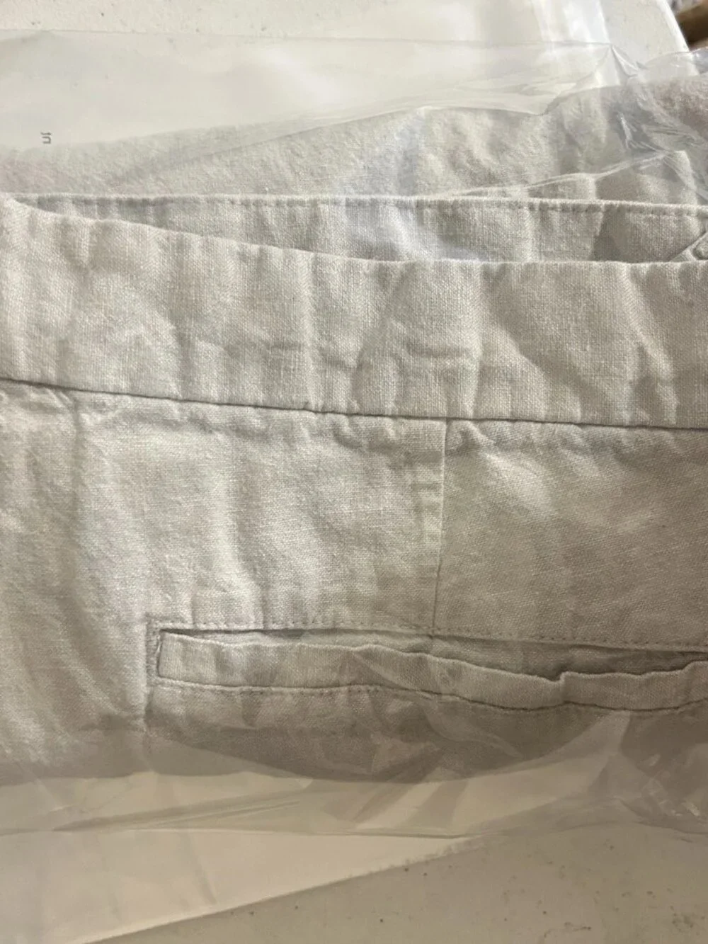 Banana Republic Linen Blend Pants‎ Men's Tan 35x32 Straight Leg “Read”